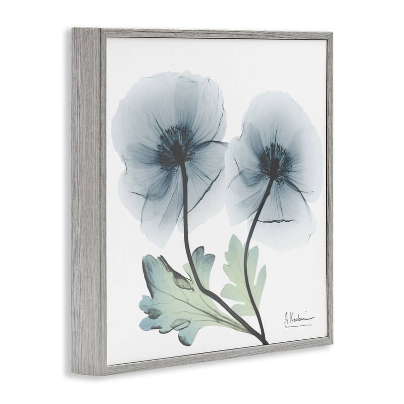 Stupell Sapphire Florals Duo Framed Giclee Art Design By Albert Koetsier