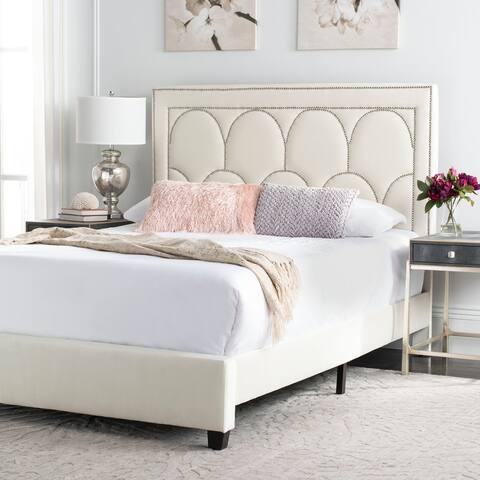 SAFAVIEH Solania Bed Queen - Creme