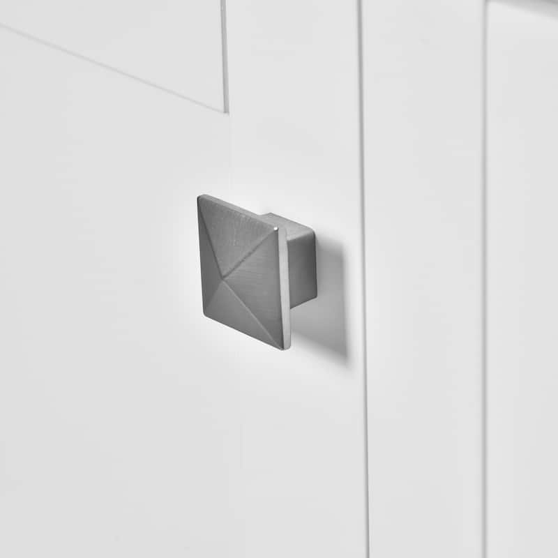 Roomfitters 36" Bathroom Vanity with Solid Pine Frame, 1 Soft Close Door and 3 Drawers, Modern Storage Cabinet