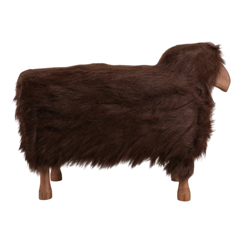 Fabric Wood Figurine with Casual Style and Decorative Wooden Accent