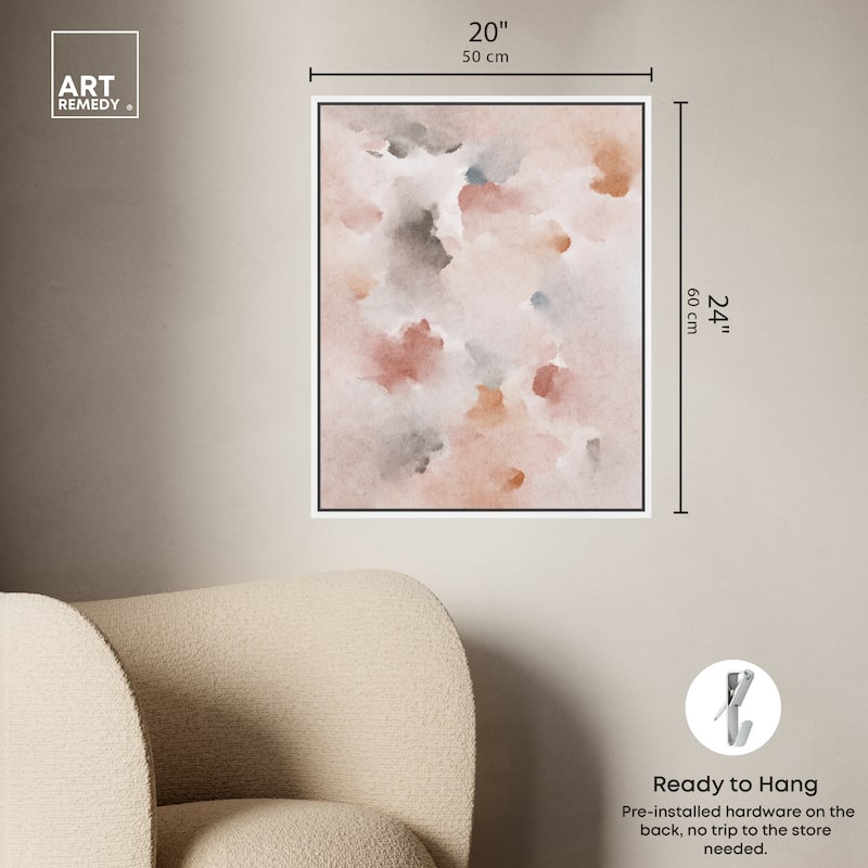 Art Remedy Cocadas Confectionery Framed Watercolor Boho Abstracts