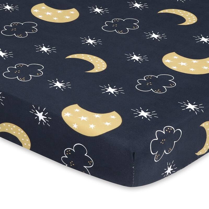The Peanutshell Day and Night Mini Crib, Playard Sheet 3 Pack Set