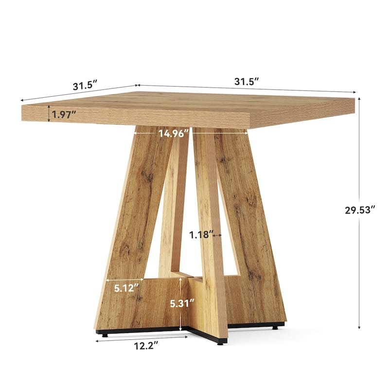 Square Dining Table for 4