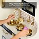 preview thumbnail 6 of 5, Pretend Play Kitchen Wooden Toy Set for Kids with 11 Accessories