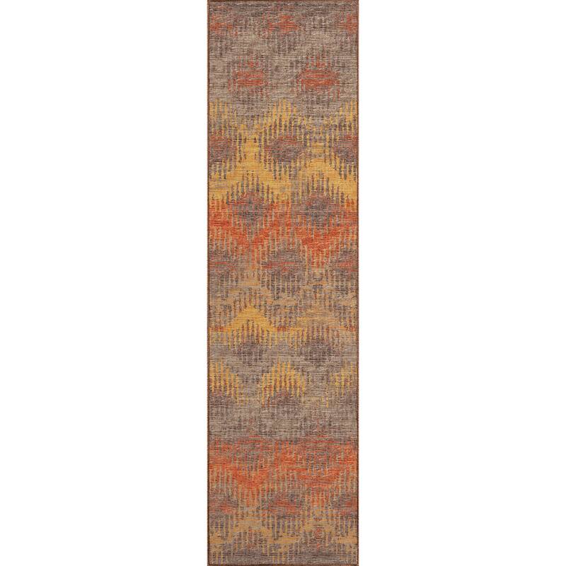 Indoor/ Outdoor Addison Bravado Modern Chevron Washable Area Rug