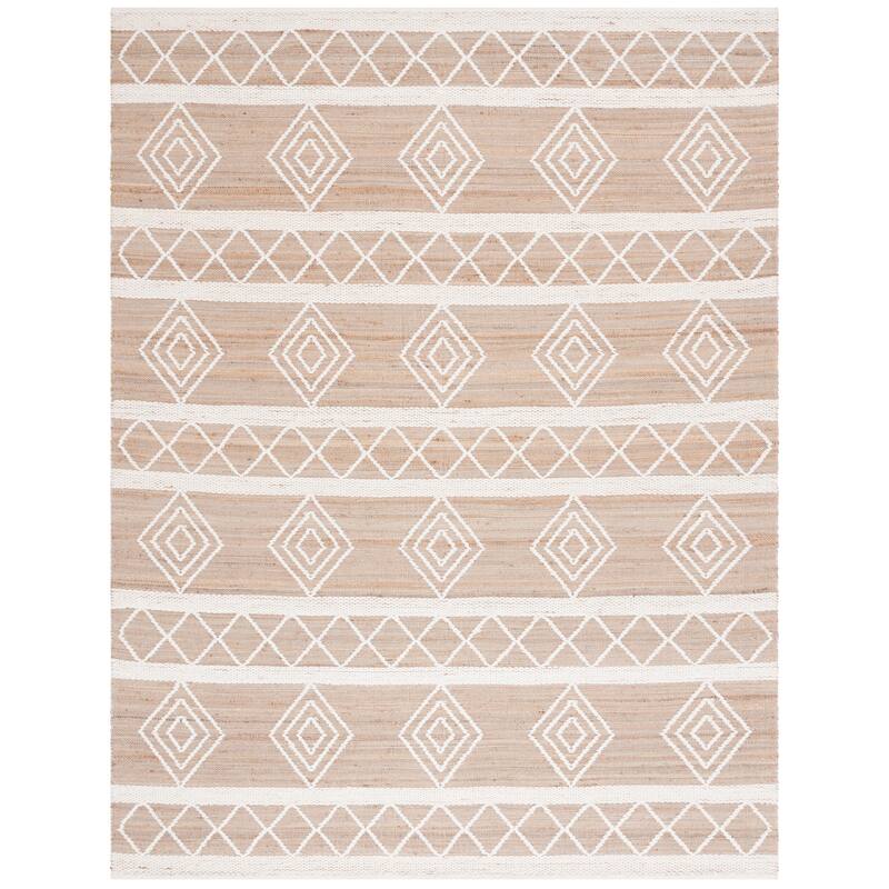 SAFAVIEH Handmade Natural Fiber Marin Casual Jute Rug.
