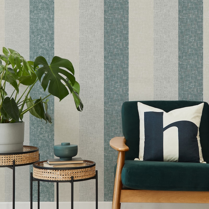 Solstice Navy Copper Wallpaper