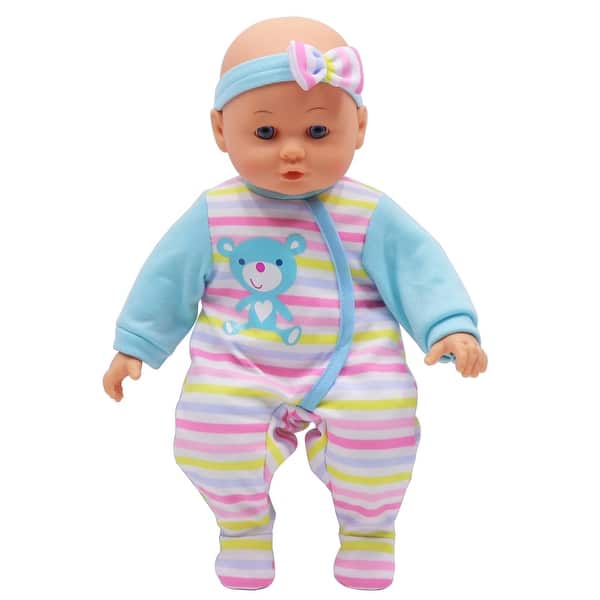 slide 2 of 5, Dream Collection: 14" Chatter & Coo Girl Baby Doll