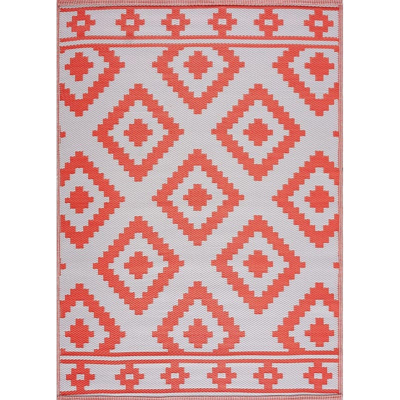 Milan Lightweight Reversible Recycled Plastic Outdoor Floor Mat/Rug