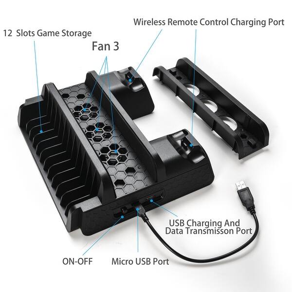 China Temperature Cooling Fan Usb Hub Game Kit For Playstation 4