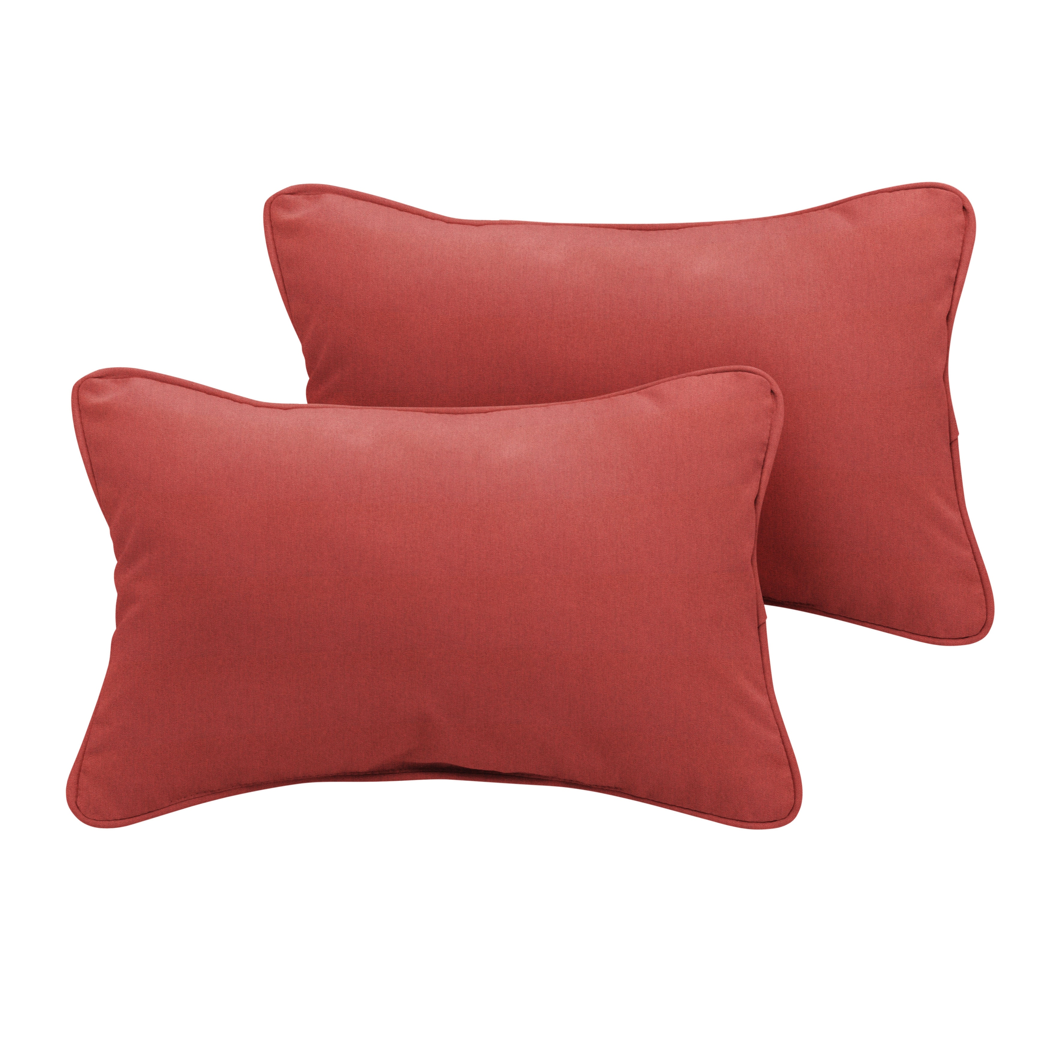 Sunbrella Canvas Henna Corded Indoor Outdoor Pillows Set Of 2 On Sale Overstock 27739967