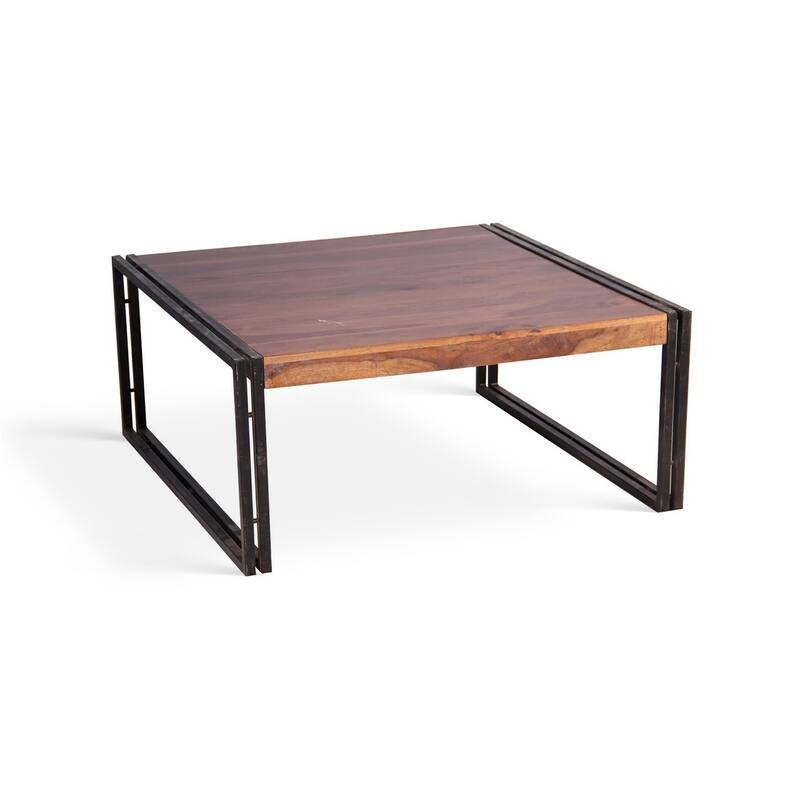 Handmade Solid Seesham Wood Coffee Table (India)