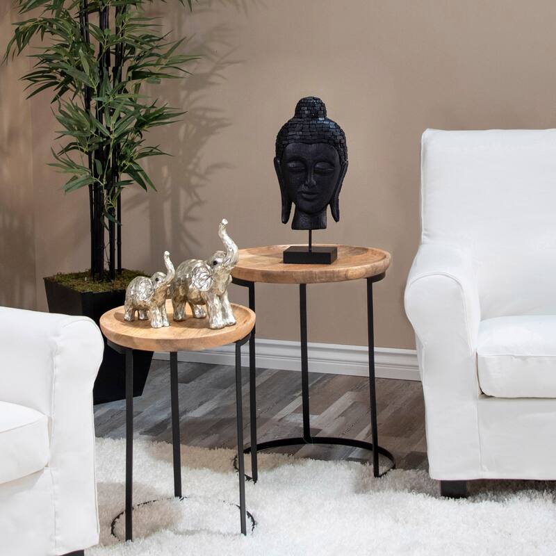 Sagebrook Home Contemporary Elephant Sculpture