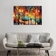 preview thumbnail 7 of 7, iCanvas "Rain's Rustle II" by Leonid Afremov Canvas Print 32x48x1.5