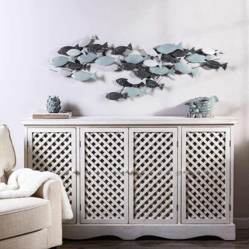 StyleCraft Metal School - Metal Wall Art - Multi-Color Finish