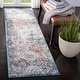 preview thumbnail 11 of 76, SAFAVIEH Madison Avery Boho Chic Distressed Area Rug 2'3" x 10' Runner - Navy/Teal