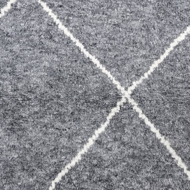 Overton Handmade Boho Moroccan Area Rug