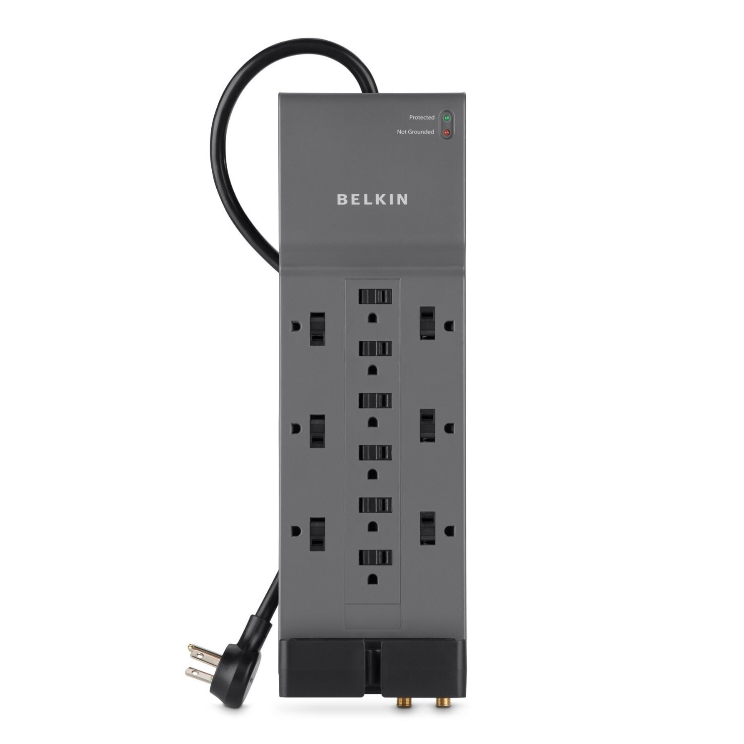 Belkin Be112230 08 Surge Protector With Telephone 8feet 12 Outlets 3780joules