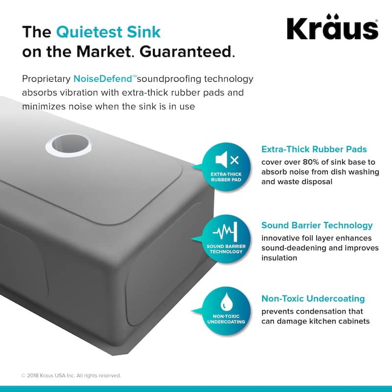 KRAUS Standart PRO Stainless Steel 23 inch Undermount Kitchen Sink