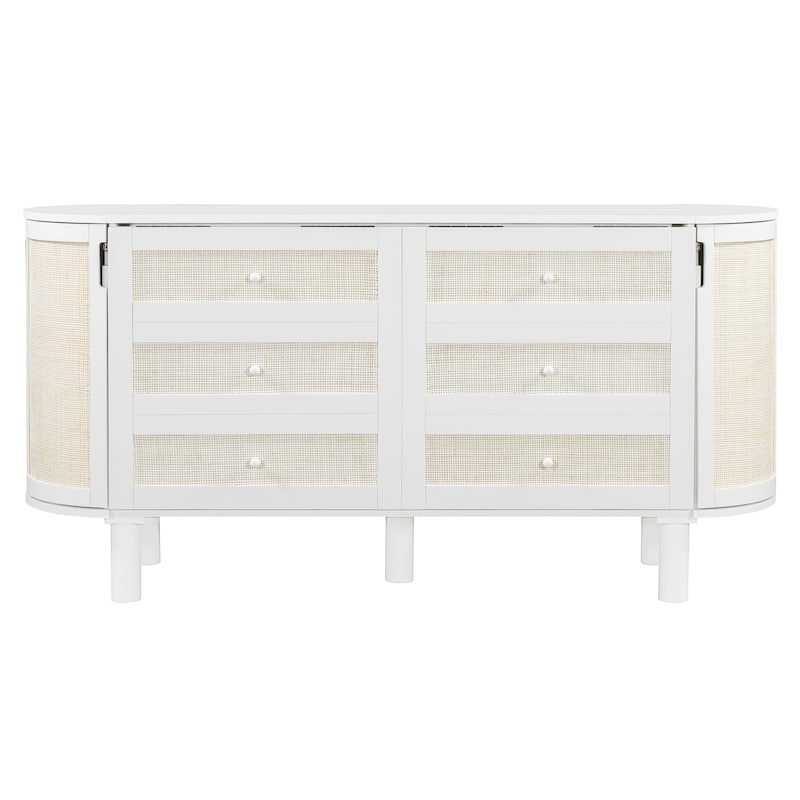 Queen Smart Murphy Bed with Storage Cabinet, Space-Saving Design