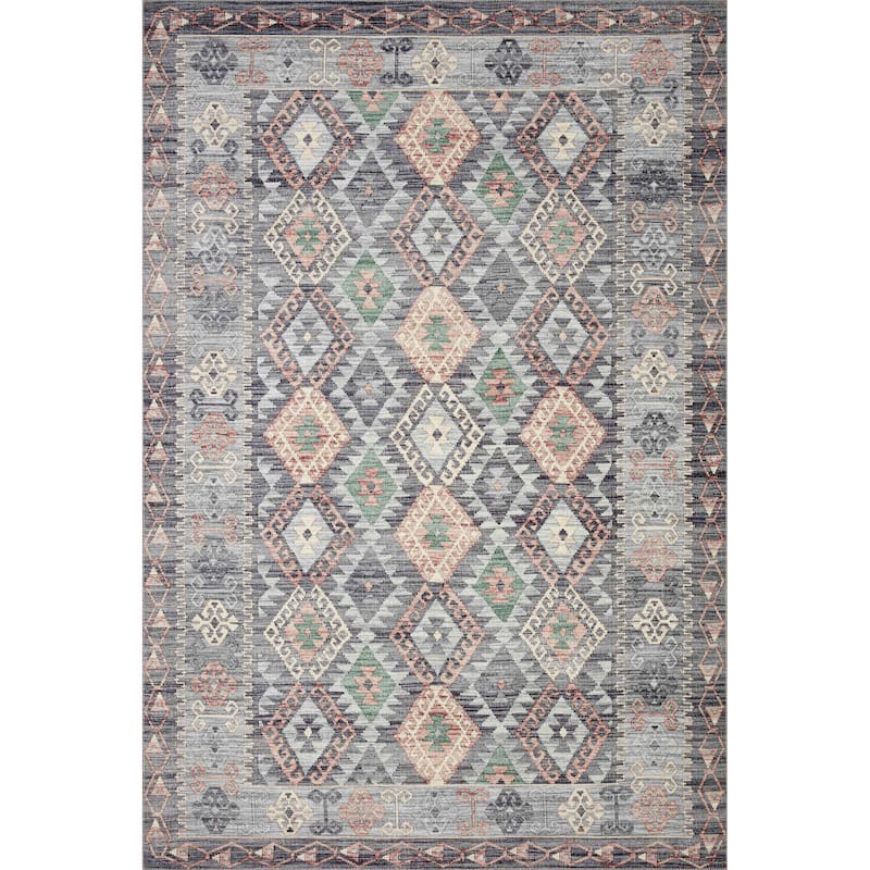 Alexander Home Escalante Southwestern Diamond Area Rug
