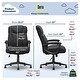 preview thumbnail 62 of 66, Serta Connor Executive Office Chair - Ergonomic Computer Chair with Layered Body Pillows and Contoured Lumbar