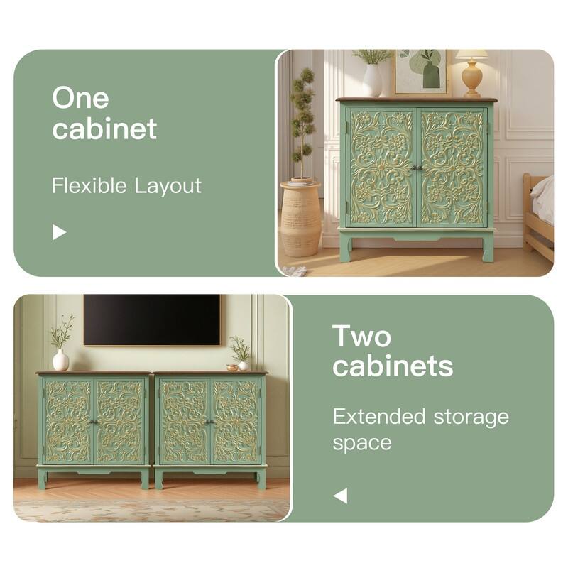 Farmhouse Handcrafted Wood Accent Chest Dresser