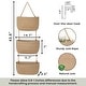 preview thumbnail 6 of 12, Over the Door 3-tier Basket Hanging Storage Basket Organizer