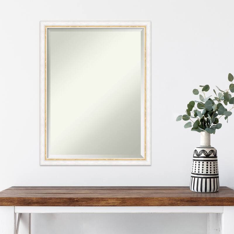 Morgan Beveled Wood Framed Wall Mirror