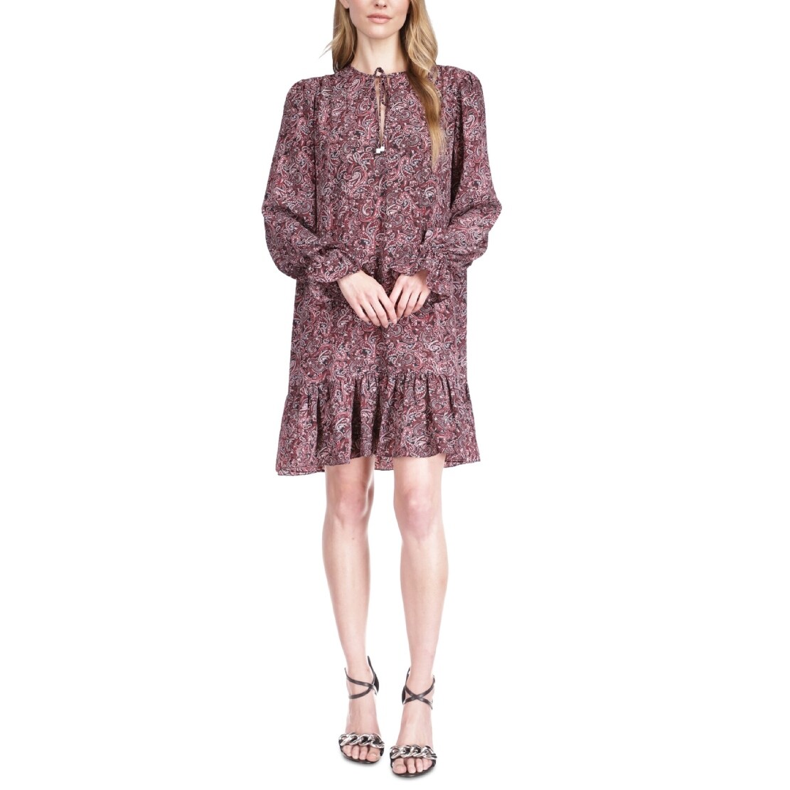 sachin and babi light blue dress Michael Kors Women's Paisley Print Shift Dress Pink - Bed Bath & Beyond
