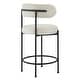 preview thumbnail 5 of 9, Albie Boucle Fabric Counter Stools - Set of 2