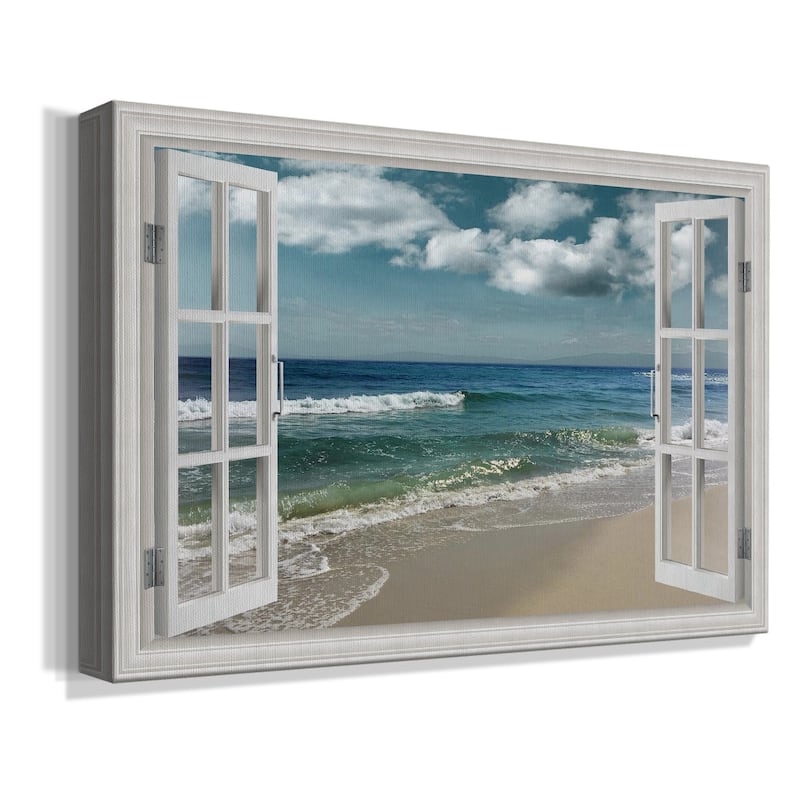 Majestic Waves Premium Gallery Wrapped Canvas - Ready to Hang - 32X48