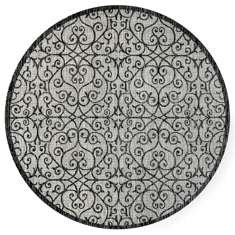 JONATHAN Y Ourika Textured Weave Indoor/Outdoor Area Rug