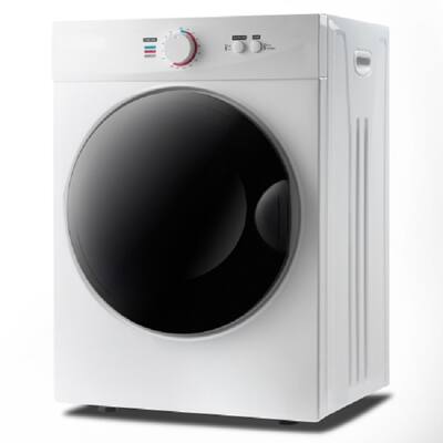 Portable Laundry Dryer with Easy Knob Control for 5 Modes, Stainless Steel Clothes Dryers, for Home, Dorm, Apartment