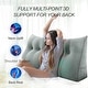 preview thumbnail 8 of 61, Velvet Headboard Reading Wedge Pillow for Bed Rest Sit Up Back Support
