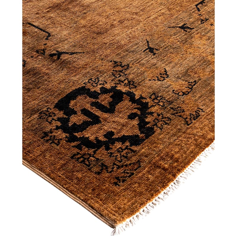 Overdyed One-of-a-Kind Hand-Knotted Area Rug - Brown - 5' 2" x 7' 10"