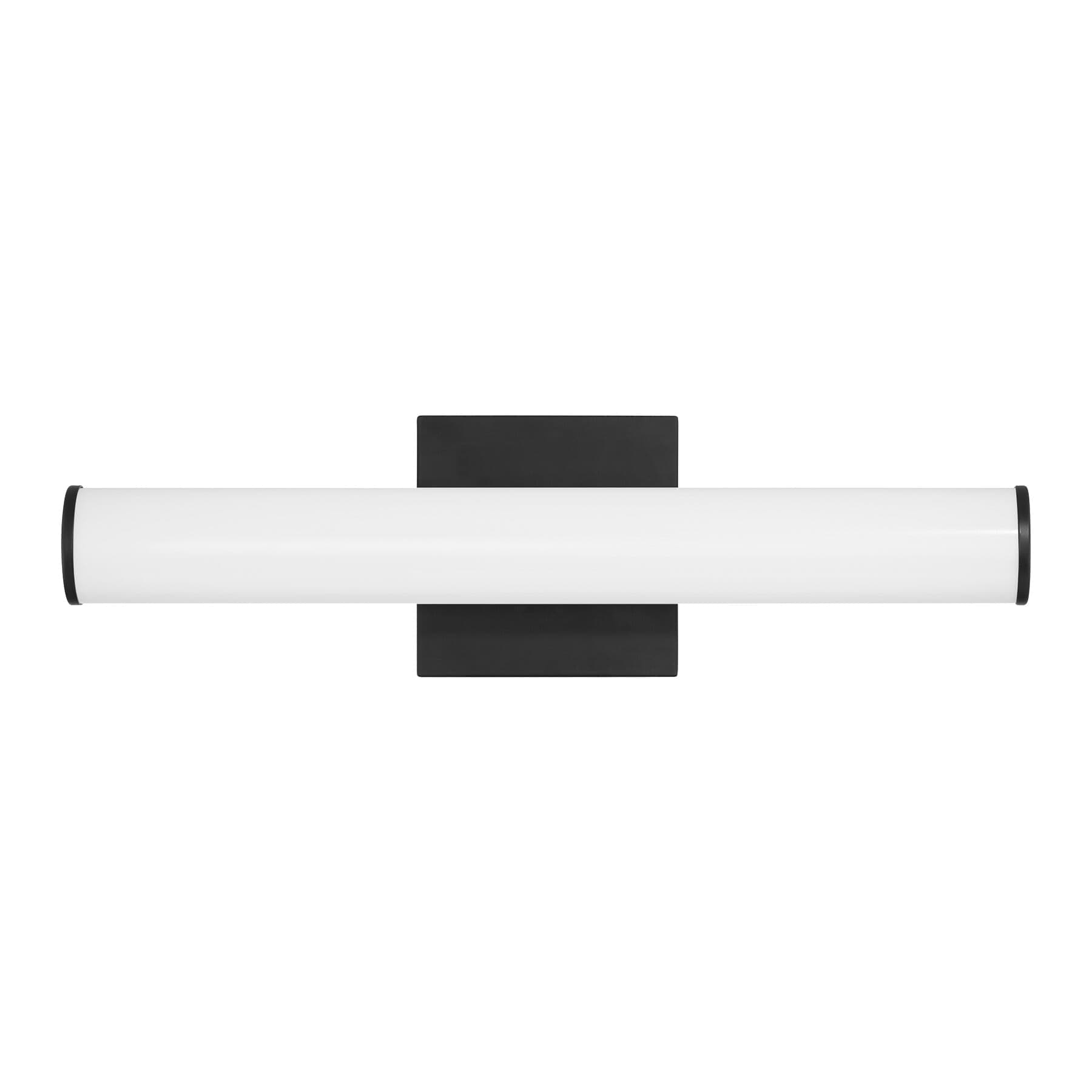 Colt 18" Contemporary LED Cylinder Vanity Light in Black