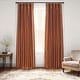 preview thumbnail 14 of 81, Exclusive Fabrics Textured Faux Dupioni Silk Thermal Blackout Curtains (1 Panel) 50 x 120 - Copper Kettle