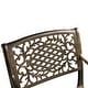preview thumbnail 14 of 12, Mesh Lattice 59 in. Round Dining Set with Lazy Susan and Six Chairs