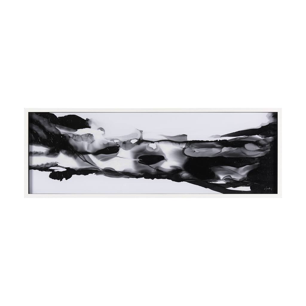 Turbulent River Framed Art Print