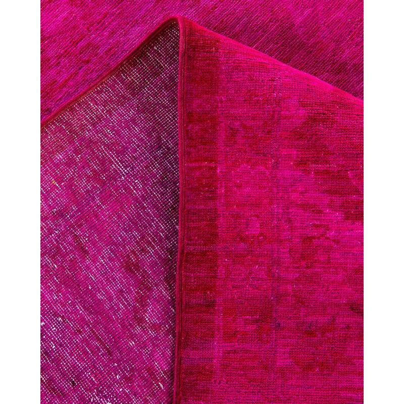 Vibrance, One-of-a-Kind Handmade Area Rug - Pink, 8' 1" x 10' 7" - 8' 1" x 10' 7"