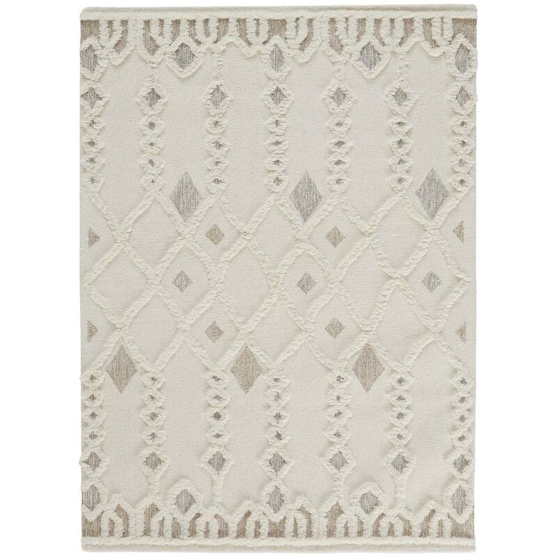 Feizy FZRG56323 Serenity 8' x 10' Cotton and Wool Hand Tufted