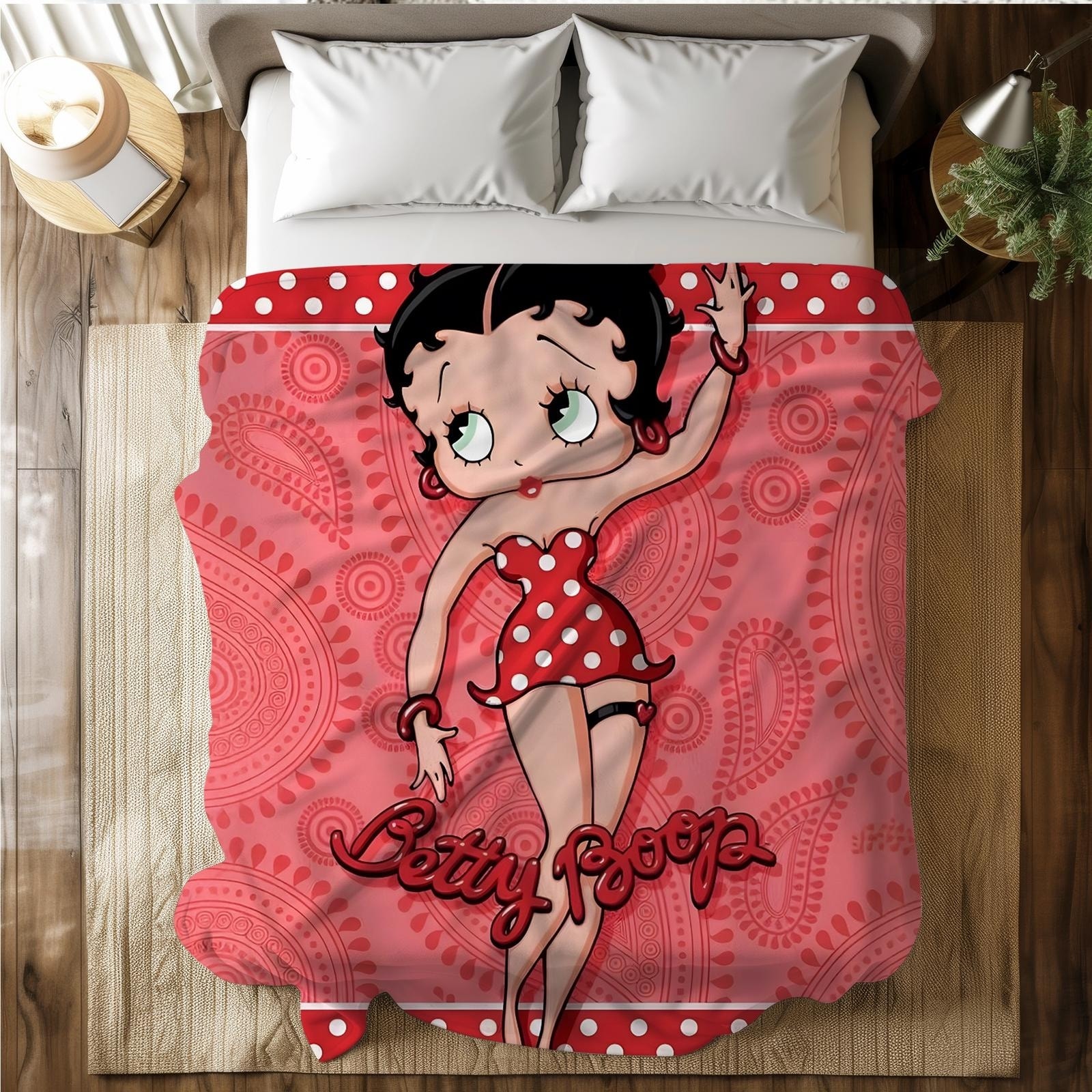 Betty Boop Super Soft Fleece Plush Throw Blanket for Couch - Picture 67 of 374