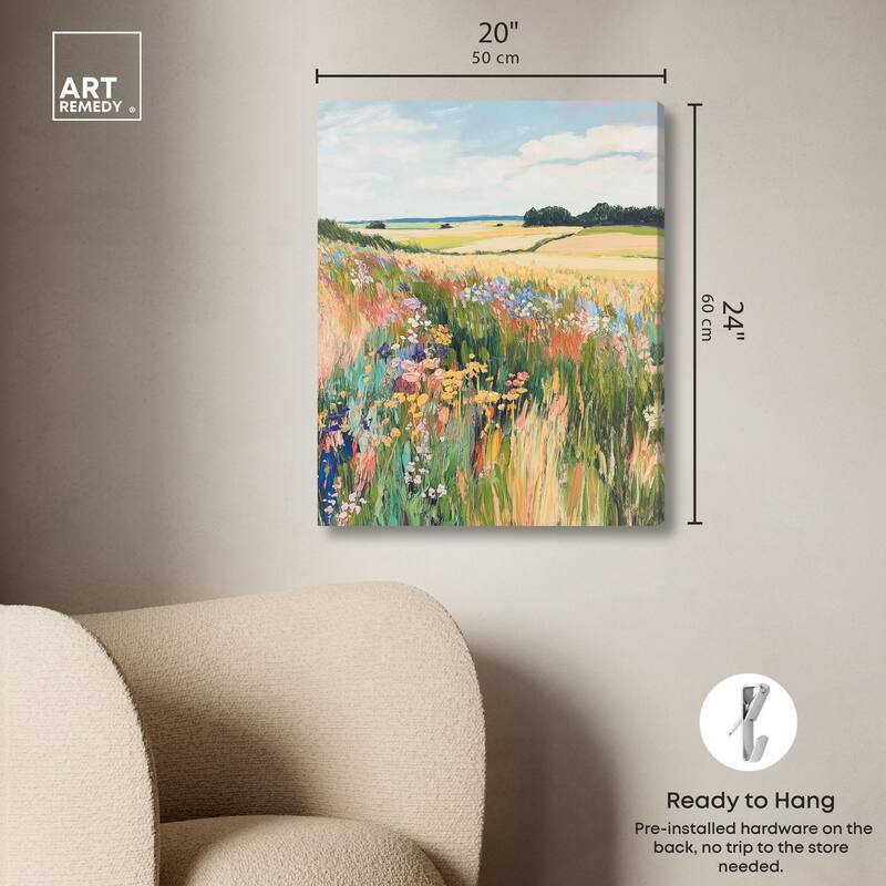 Open Field I Canvas by Art Remedy, Gallery Wrapped
