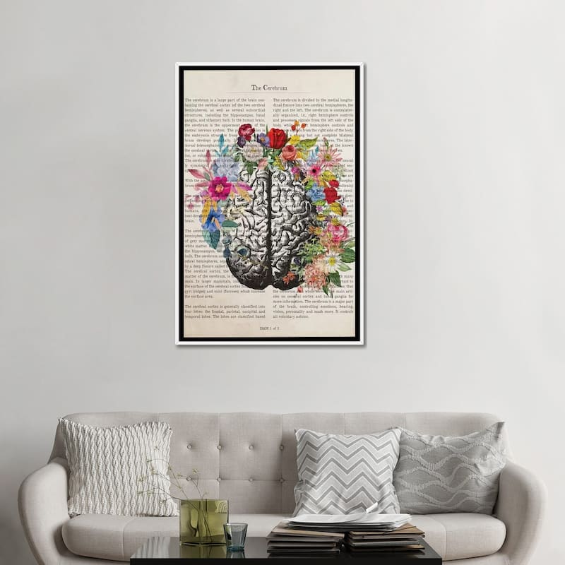 iCanvas "The Cerebrum" by Aged Pixel Framed Canvas Print