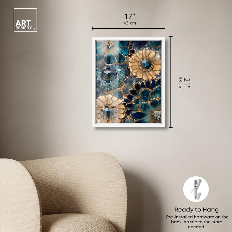 Opulent Geode III Shadowbox by Art Remedy