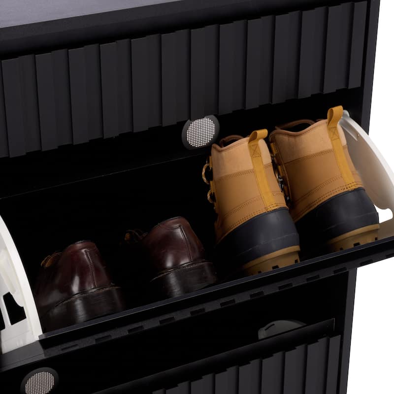 SAFAVIEH Home Sohan Shoe Rack - 9"W x 24"D x 41"H