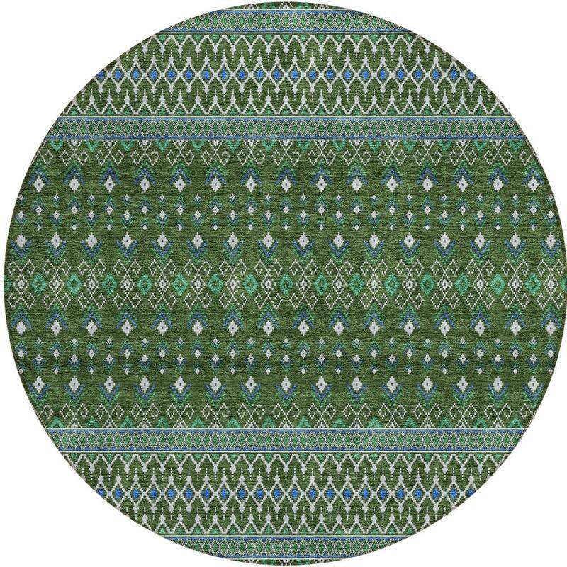 HomeRoots Tribal Transitional Rectangle Outdoor Rug