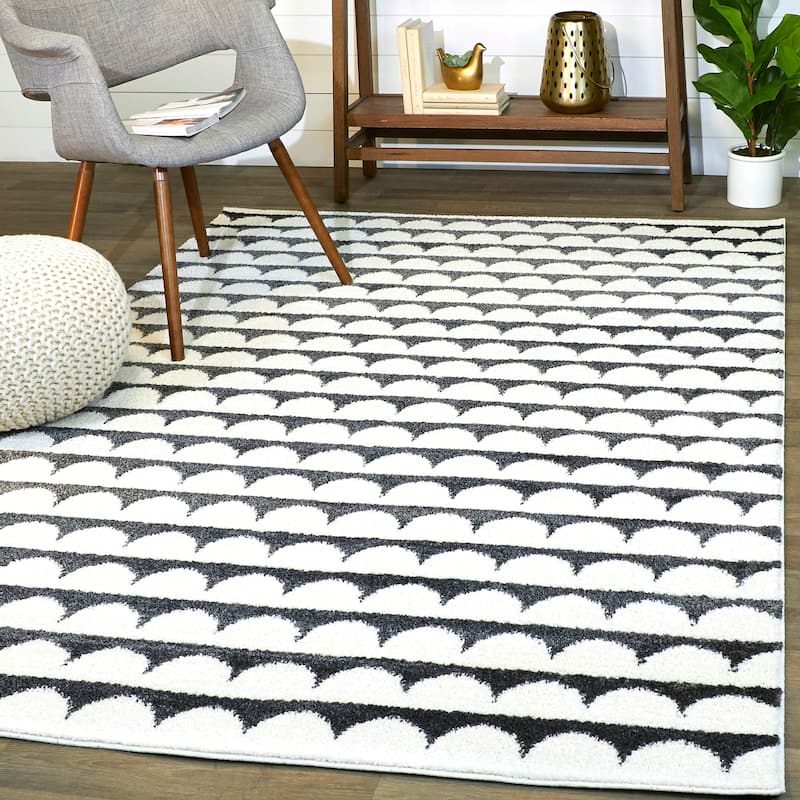 Palmer Modern Striped Area Rug