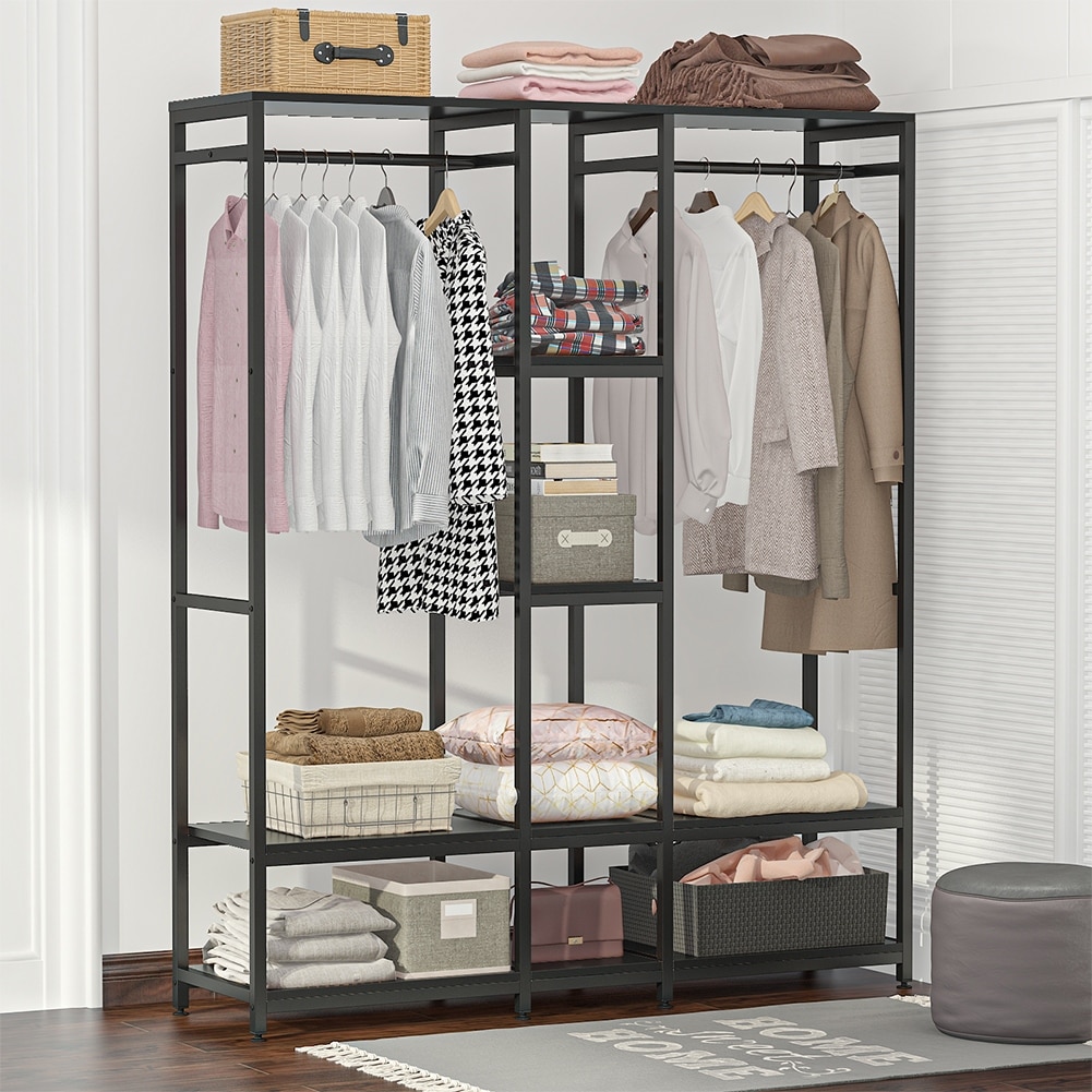 Freestanding closet hotsell rod